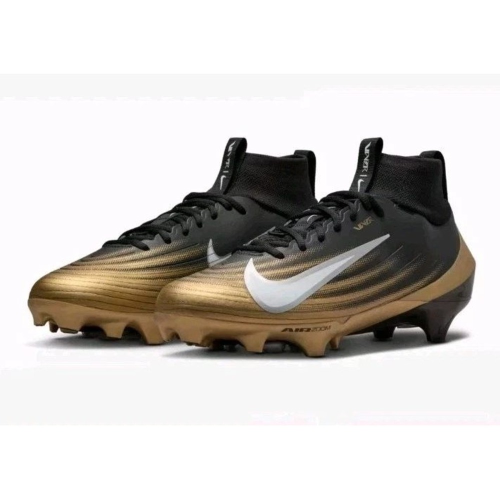 Nike Zoom Air Vapor Pro 1 Mens 11.5 cleats Black Metallic Gold FB3298-003